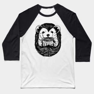 Hedgehog coffee 2 Baseball T-Shirt